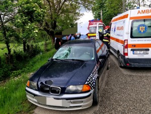 Accident rutier în comuna Mihăești
