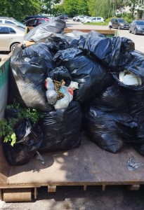 Apartament transformat în groapă de gunoi (1)