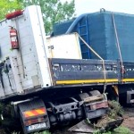 TIR a întrat în șanț la Morărești