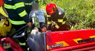 Bărbat surprins tractor Micești (2)