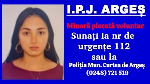 Minoră plecată voluntar din Mălureni (1)