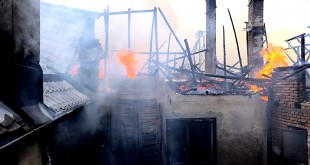 Incendiu gospodărie Lerești (1)