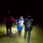 acțiunea de coborâre a turiștilor - Nucșoara (1)