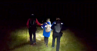 acțiunea de coborâre a turiștilor - Nucșoara (1)