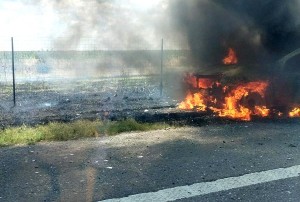 incendiu auto A1 (1)