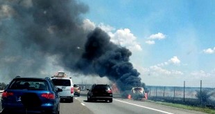 incendiu auto A1 (2)