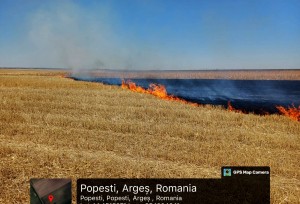 incendiu popesti arges
