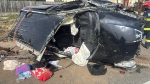 Autoturism răsturnat Valea Ursului