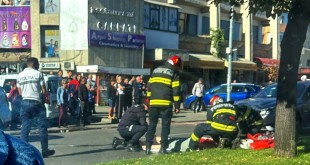accident cu pieton strda exercitiu -pitesti