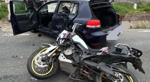 Accident motocicletă