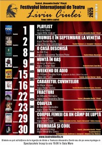 Festivalului Internațional de Teatru „Liviu Ciulei”
