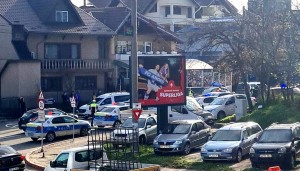 Scandal lângă un liceu din Pitești