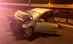 Accident rutier A1, km 110 (3)