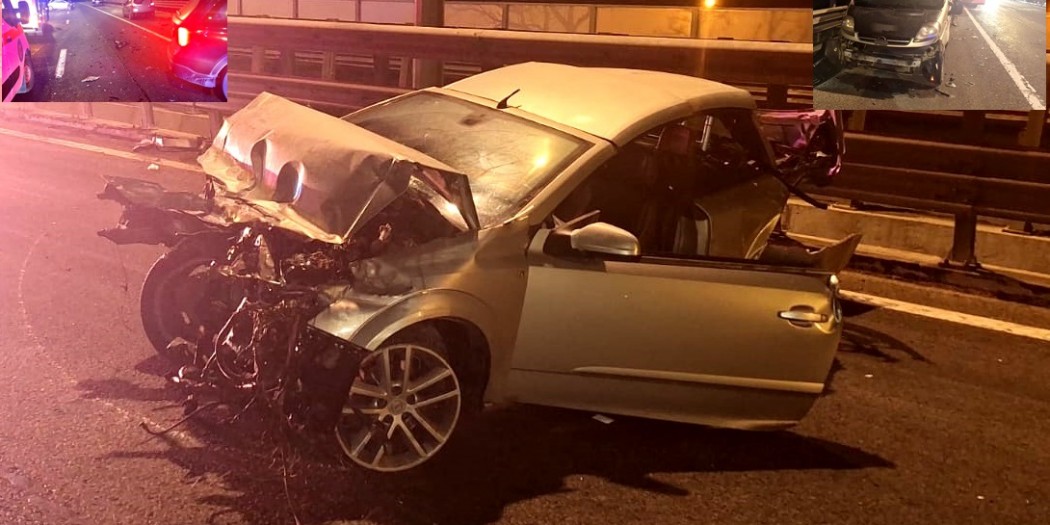 Accident rutier A1, km 110 (3)