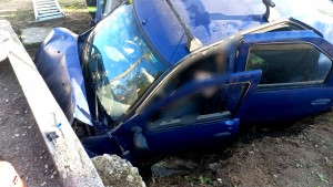 Accident rutier între două vehicule la Călinești (2)