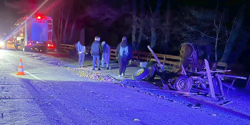 Accident-între-un-autoturism-și-un-atelaj