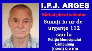 Bărbat plecat voluntar