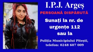 Tânără plecată voluntar Pitești
