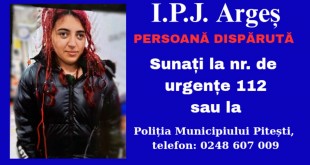 Tânără plecată voluntar Pitești
