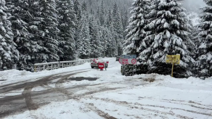 sector închis de pe Transfăgărășan (1)