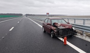 Accident drumul expres Pitesti – Craiova (1)