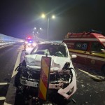 Carambol cu sapte mașini pe autostrada A1 (1)