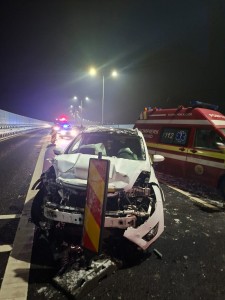 Carambol cu sapte mașini pe autostrada A1 (1)