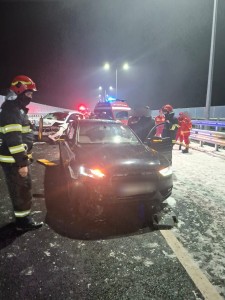Carambol cu sapte mașini pe autostrada A1 (4)