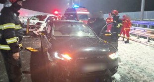 Carambol cu sapte mașini pe autostrada A1 (4)