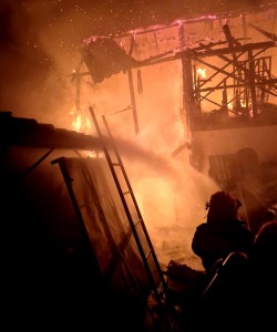 Incendiu gospodărie Valea Danului