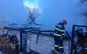 Incendiu gospodărie Valea Mare Pravăț