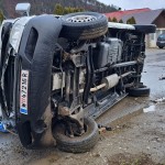 Autoutilitară răsturnat Lerești (10)