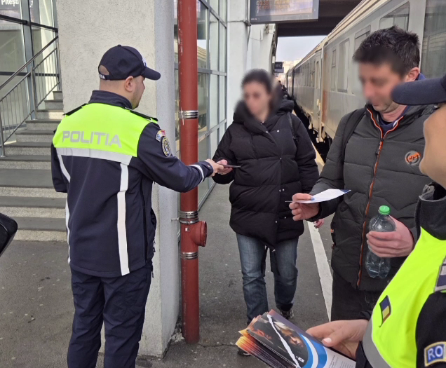 Gara Pitești, luată cu ,,asalt” de polițiști (3)