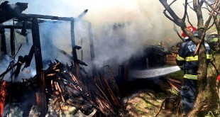 Incendiu anexă gospodărească