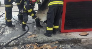 Incendiu la o construcție - Pitesti