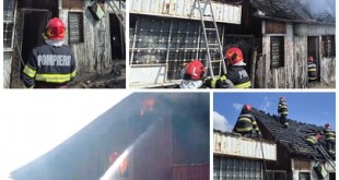 Incendiu într-o gospodărie din Câmpulung (1)