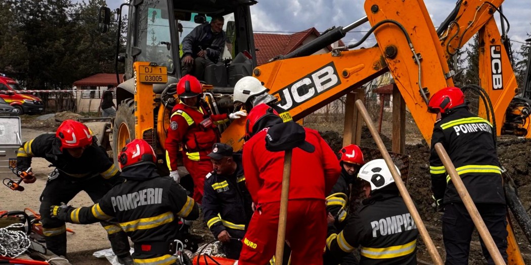 Mal de pământ căzut peste o persoană în comuna Bascov (2)