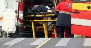 pieton acrosat de auto