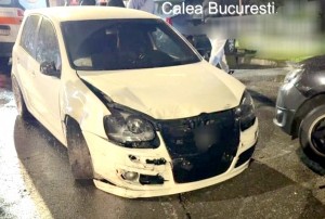 Accident cu patru mașini pe Calea București (1)