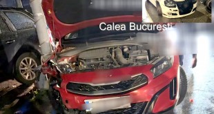 Accident cu patru mașini pe Calea București (1)