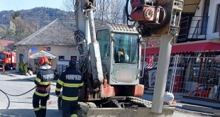 Conductă de gaz avariată Rucar