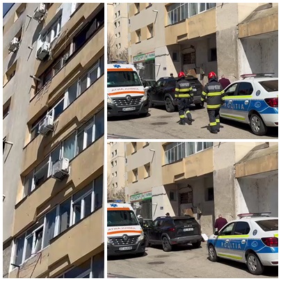 Copil căzut de la etajul 4 al unui bloc - Pitești, zona Nord (3)