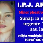 Minoră plecată voluntar de la domiciliu