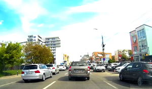 mașini verificate de polițiști