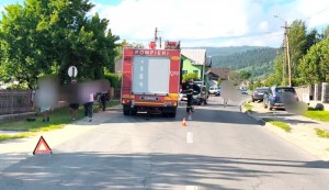Accident rutier în comuna Lerești (2)