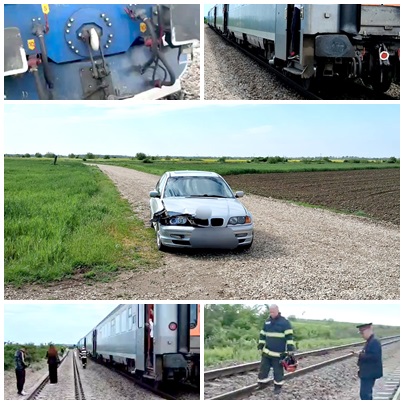 auto lovit de tren leordeni arges