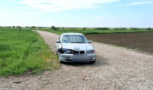 auto lovit de tren leordeni arges (1)