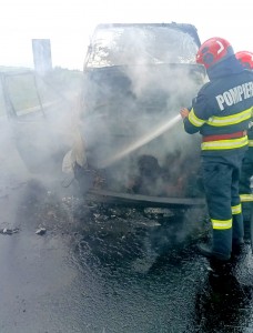 incendiu auto A1 (1)