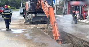 Țeavă de gaz avariată